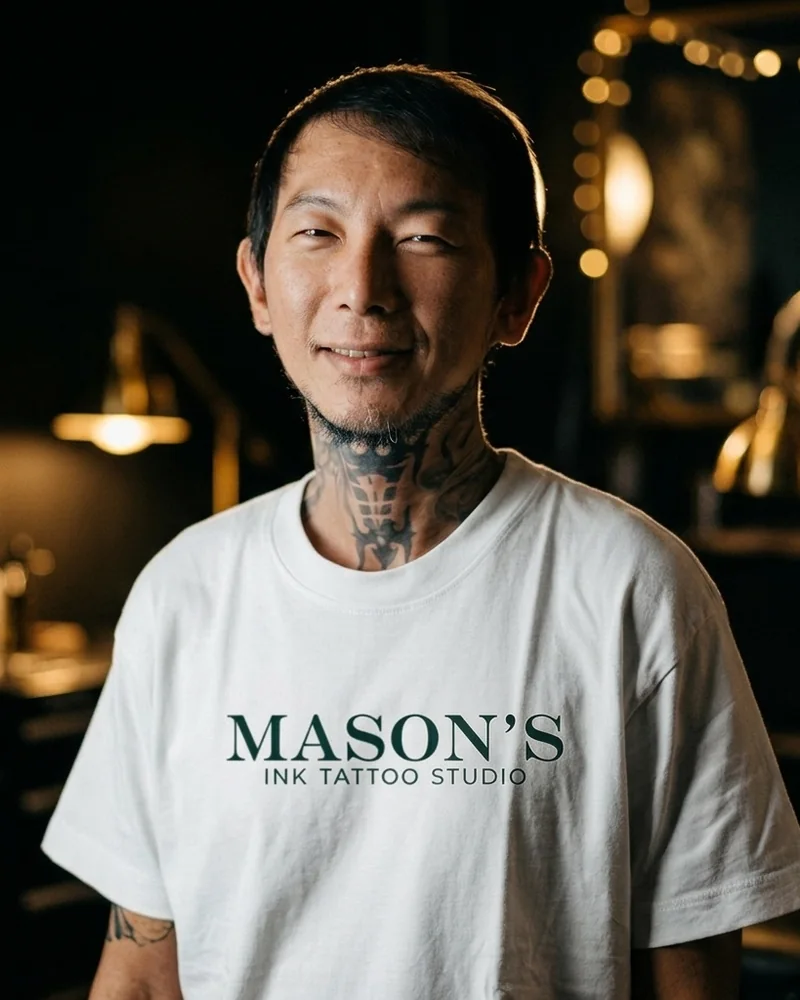 Dee, independent tattoo artist at Mason's Ink
