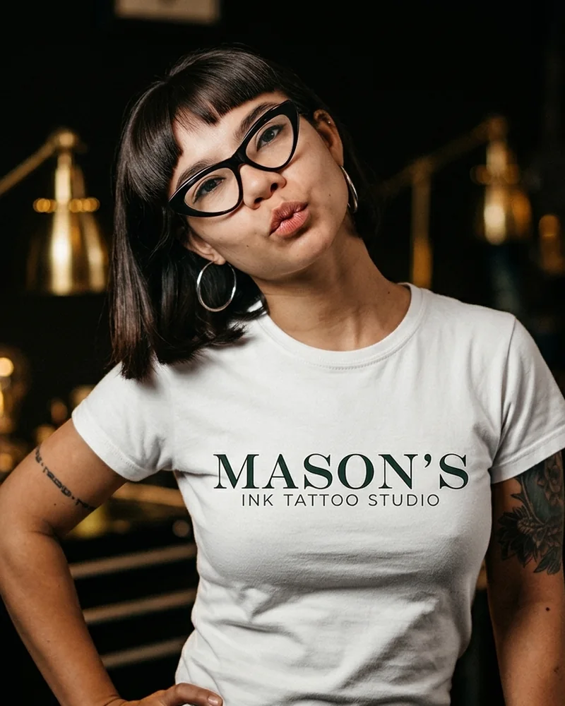 Icha, independent tattoo artist at Mason's Ink