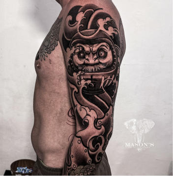 Full Sleeve Tattoo by Mason's Ink