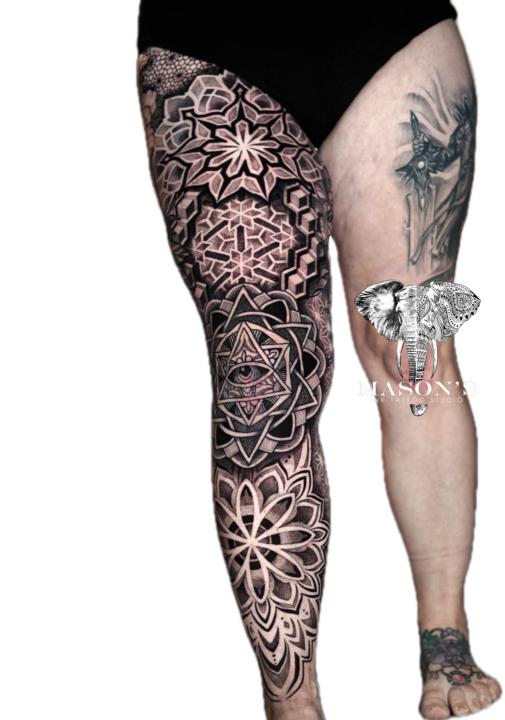 Mandala Tattoo Style