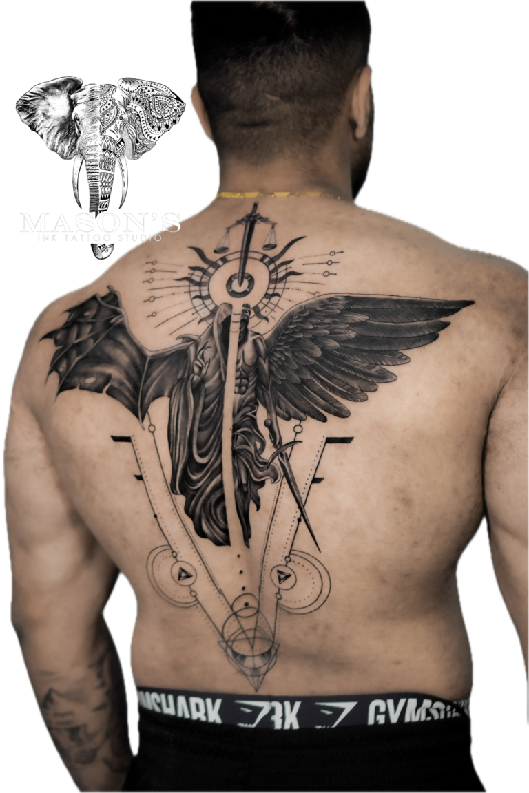 Black and Grey Tattoo Style