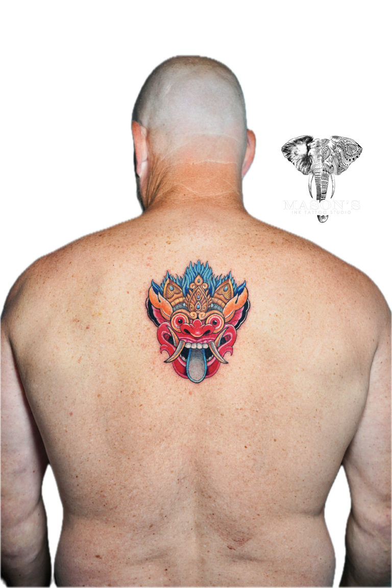 Balinese Barong Tattoo Syle