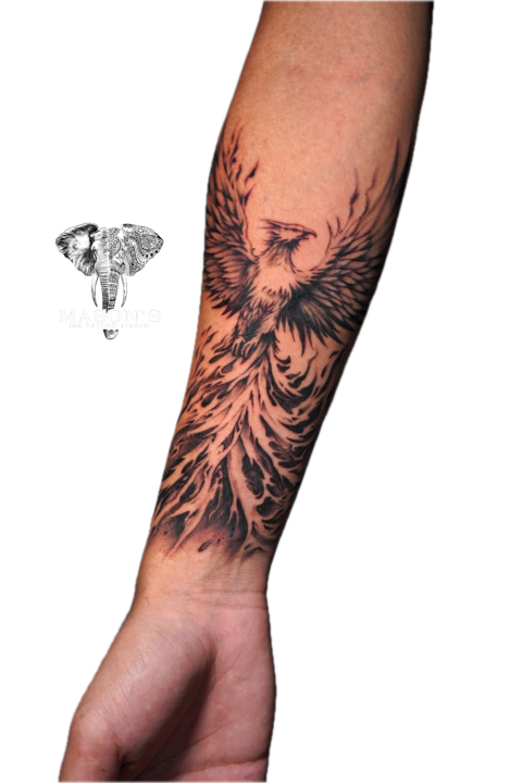 Black Work Tattoo Style