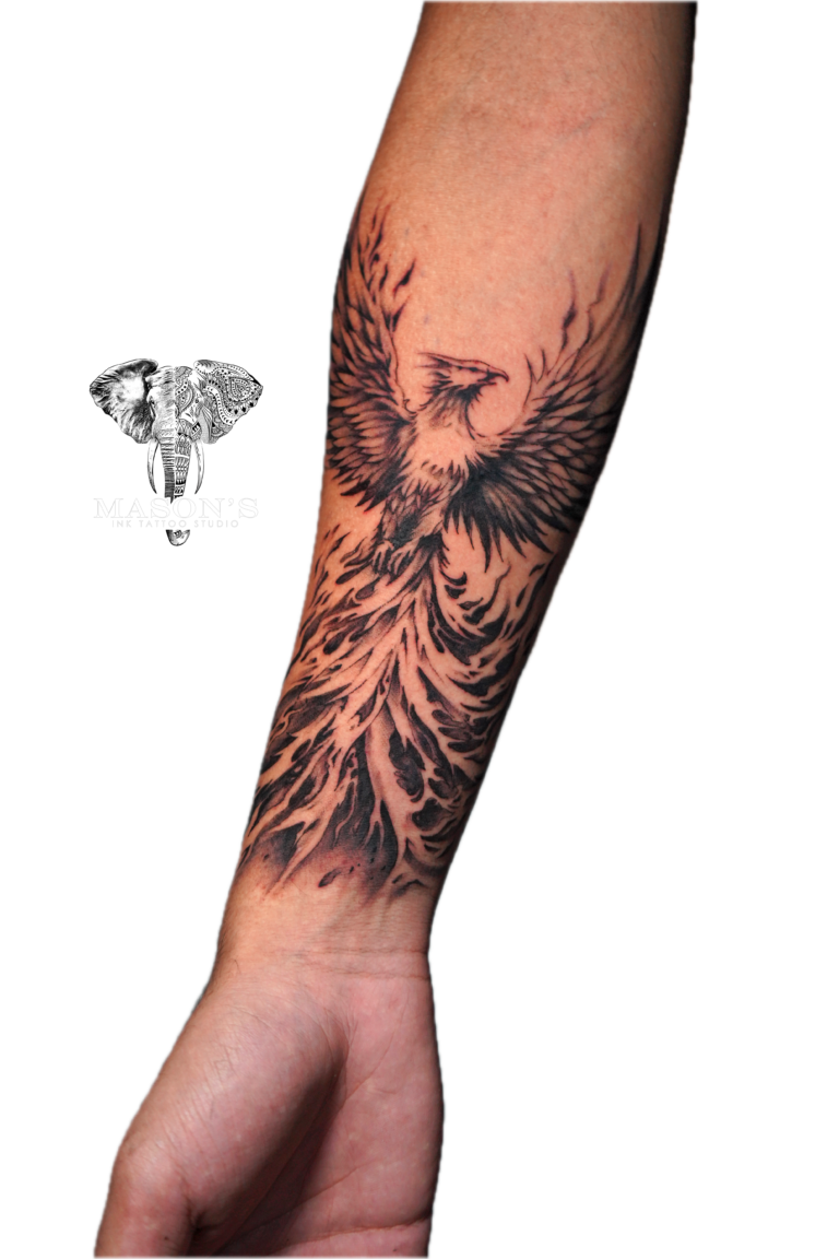 Black Work Tattoo Style