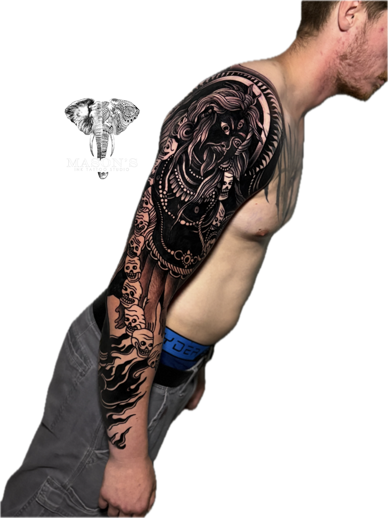 Black Work Tattoo Style