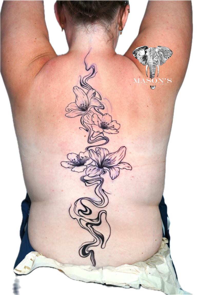 Black Work Tattoo Style