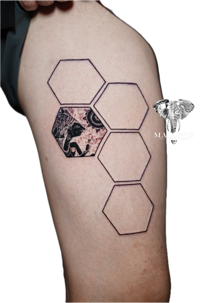 Black Work Tattoo Style