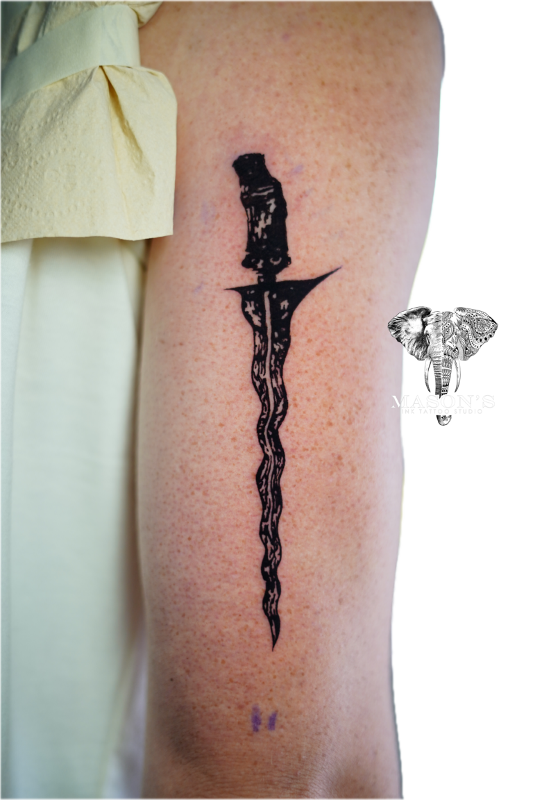 Black Work Tattoo Style