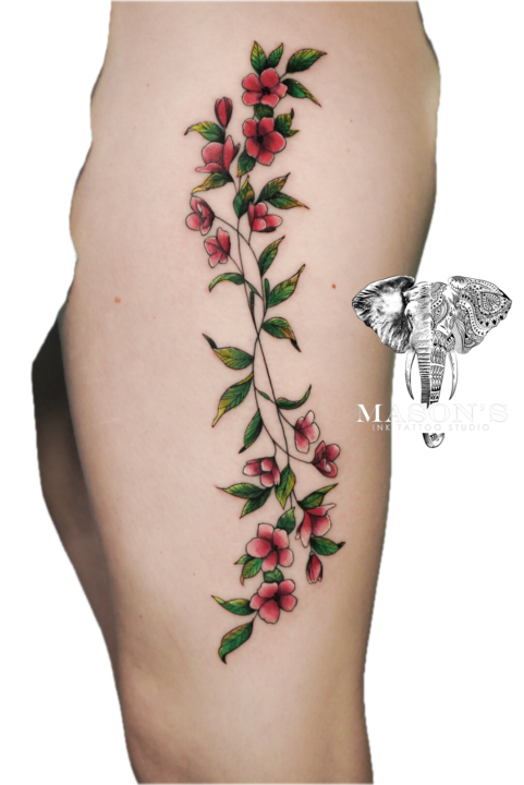 Floral Tattoo Style