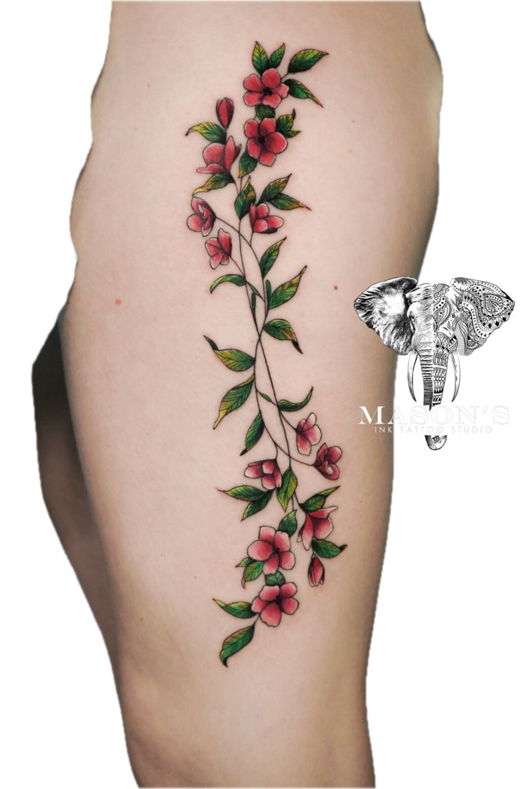 Floral Tattoo Style
