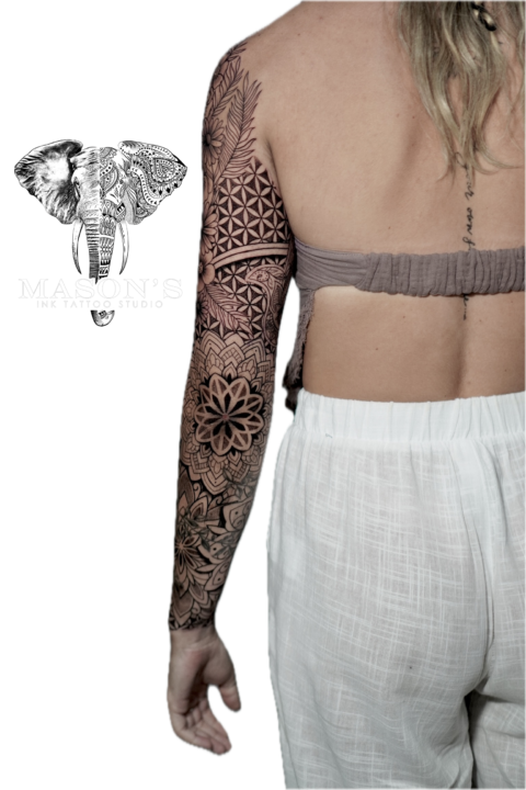 Mandala Tattoo Style