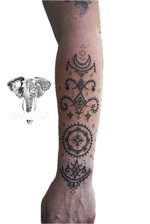 Ornamen Tattoo Style