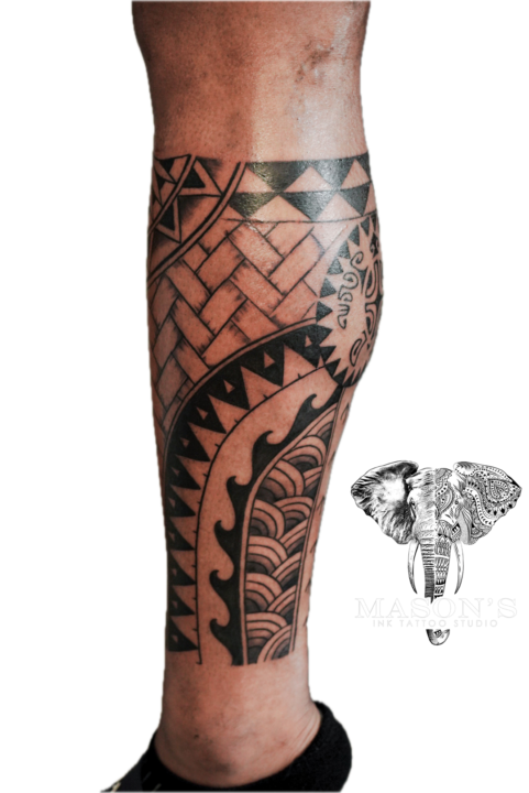 Polinesian Tattoo Style