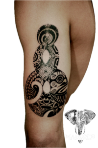 Polinesian Tattoo Style