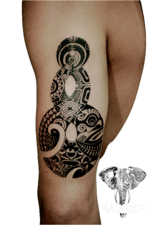 Polinesian Tattoo Style