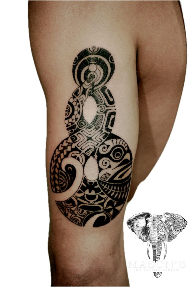 Polinesian Tattoo Style