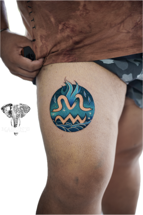 Colored Tattoo Design