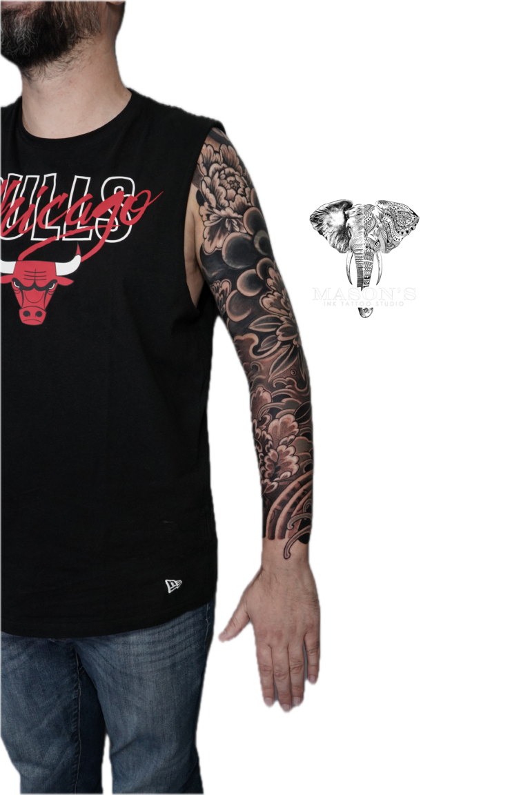 Japanese & Black Grey