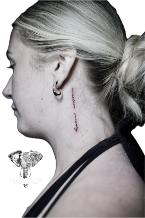 Script Nineteen Seventy Tattoo Design