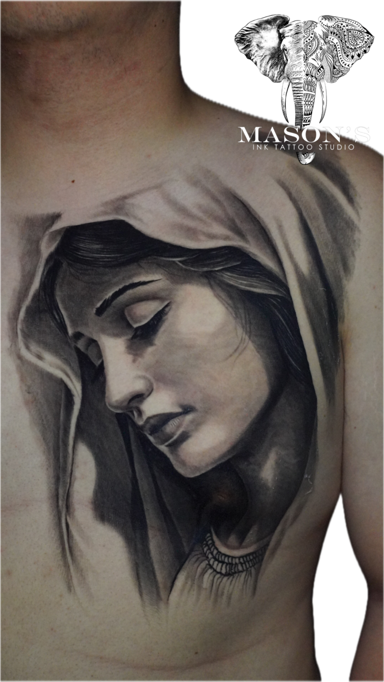 Tattoo Style Portait Woman