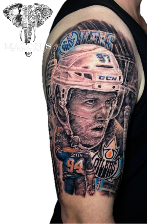 Tattoo Style Portrait Smyth Diller