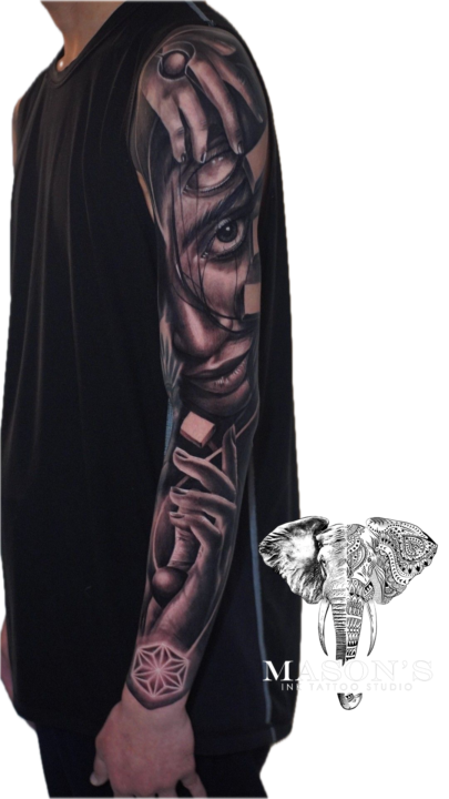 Tattoo Style Realism Woman