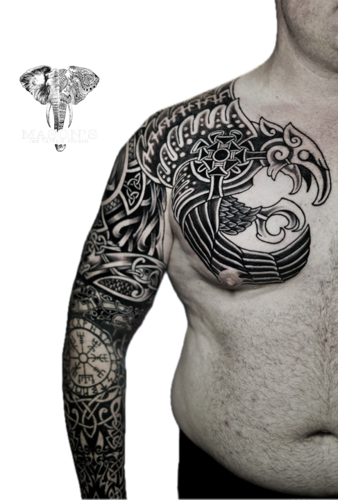 Tattoo Style Tribal Maya