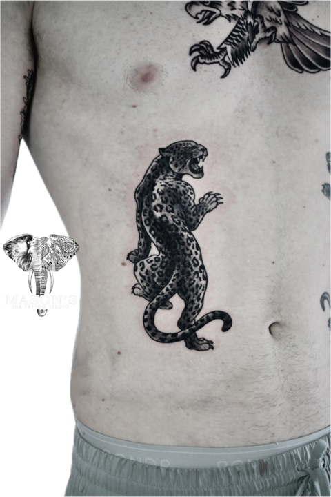 Traditional Tiger Tattoo Design