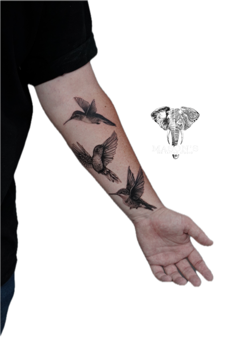 Realism Birds Tattoo Design