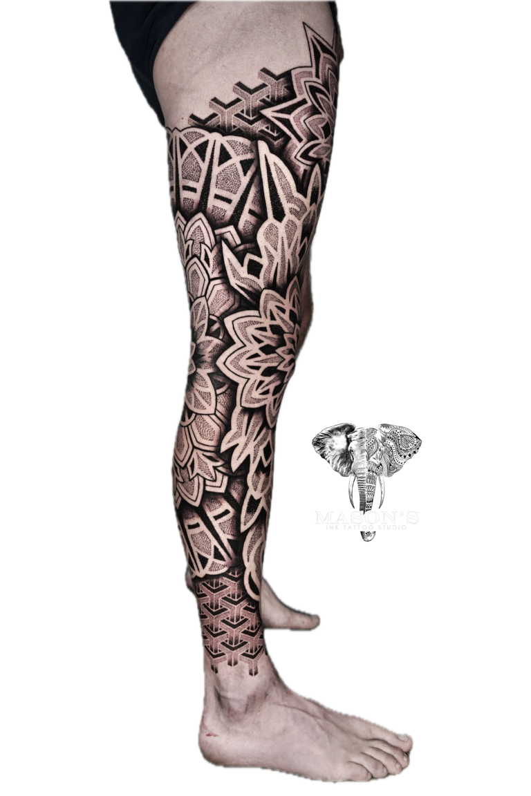 Mandala and Black Work