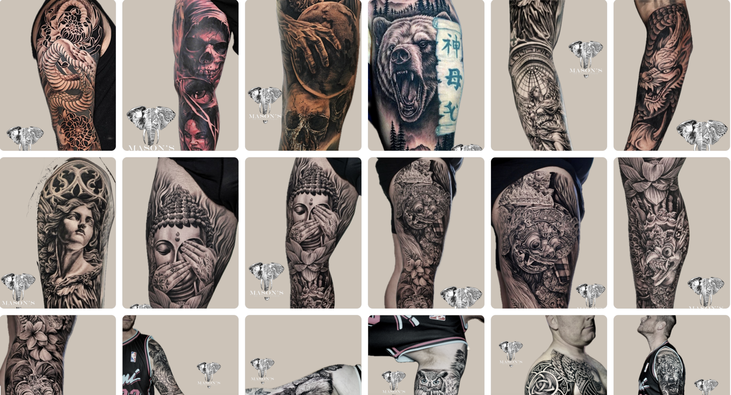 Blackwork Tattoo in Bali – Bold Expression in the Heart of Creativity