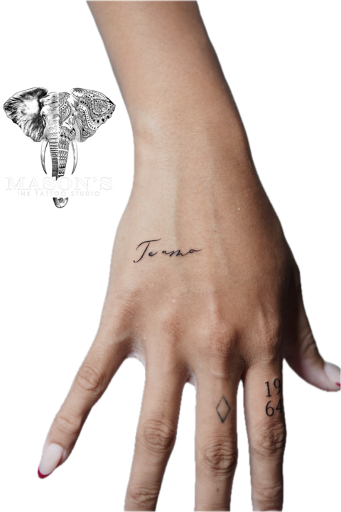 Fine Line Script Tattoo Style