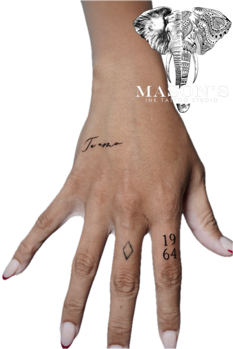 Fine Line Script Tattoo Style