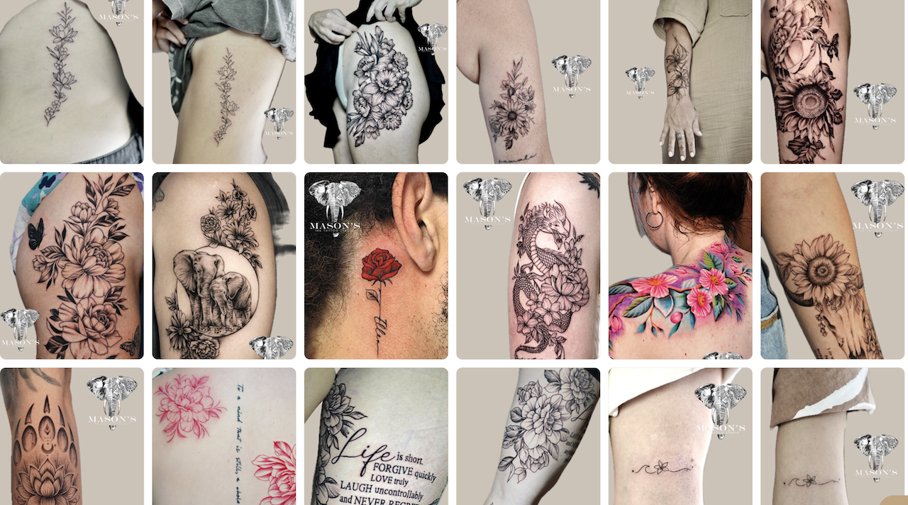 Floral Tattoo in Bali – Inspired by Nature, Designed for You