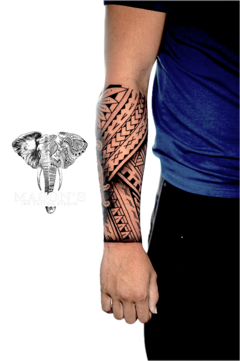 Polynesian Tribal Tattoo Design