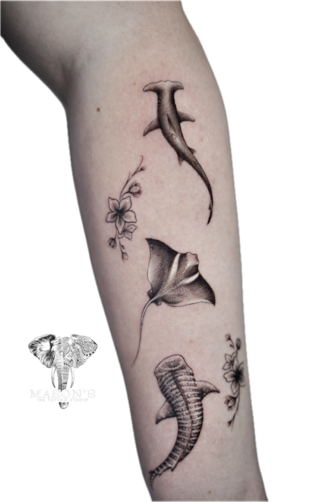 Realism Sea Animal Tattoo Design