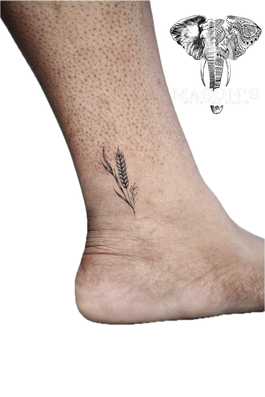 fineline_floral_fineline tattoo style wheat