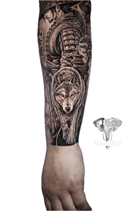 Japanese Realism Tattoo Design