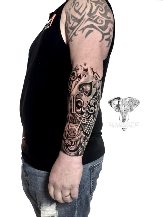 Classic Chicano Realism Tattoo Design