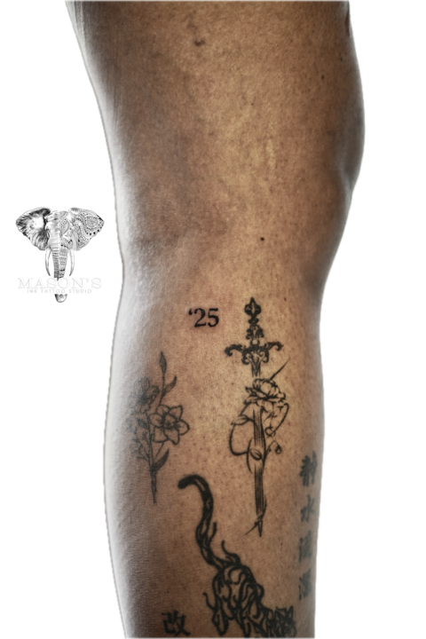Fine Line Script Tattoo