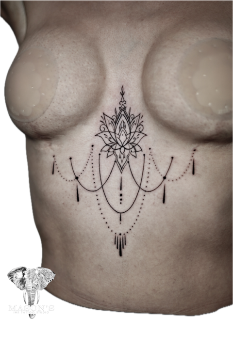 Geometric Ornamental Tattoo