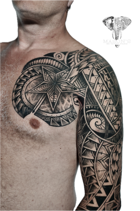Polynesian Tribal Tattoo Design