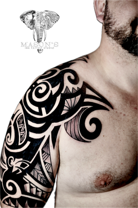 Classic Tribal Tattoo Design