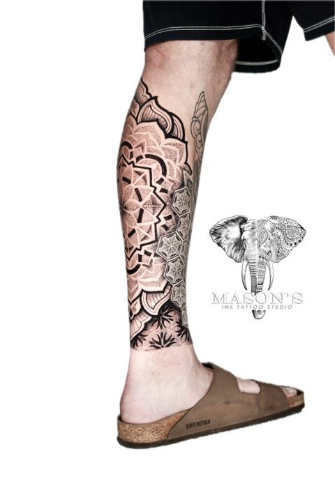 Detailed Mandala Tattoo Design