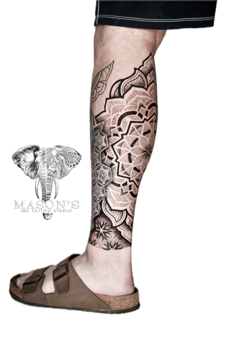 Elegant Mandala Tattoo Design