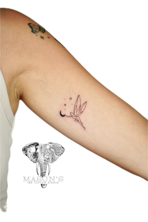 Fine Line Pretty Tattoo Design