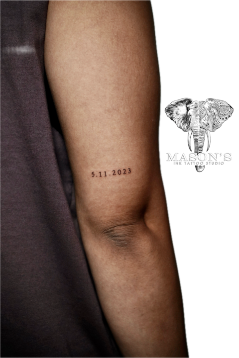 Fine Line Script Tattoo Design