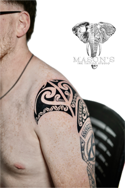 Polynesian Tribal Tattoo Design