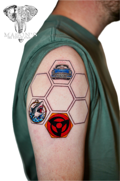 Traditional Color Tattoo Design