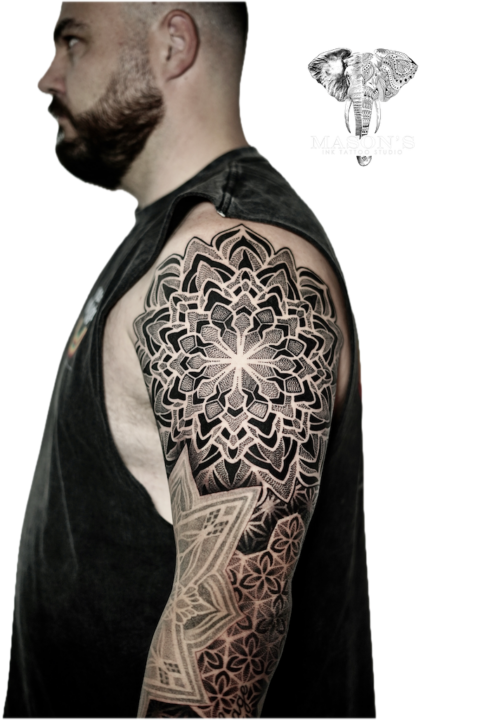 Mandala Arm Tattoo Design